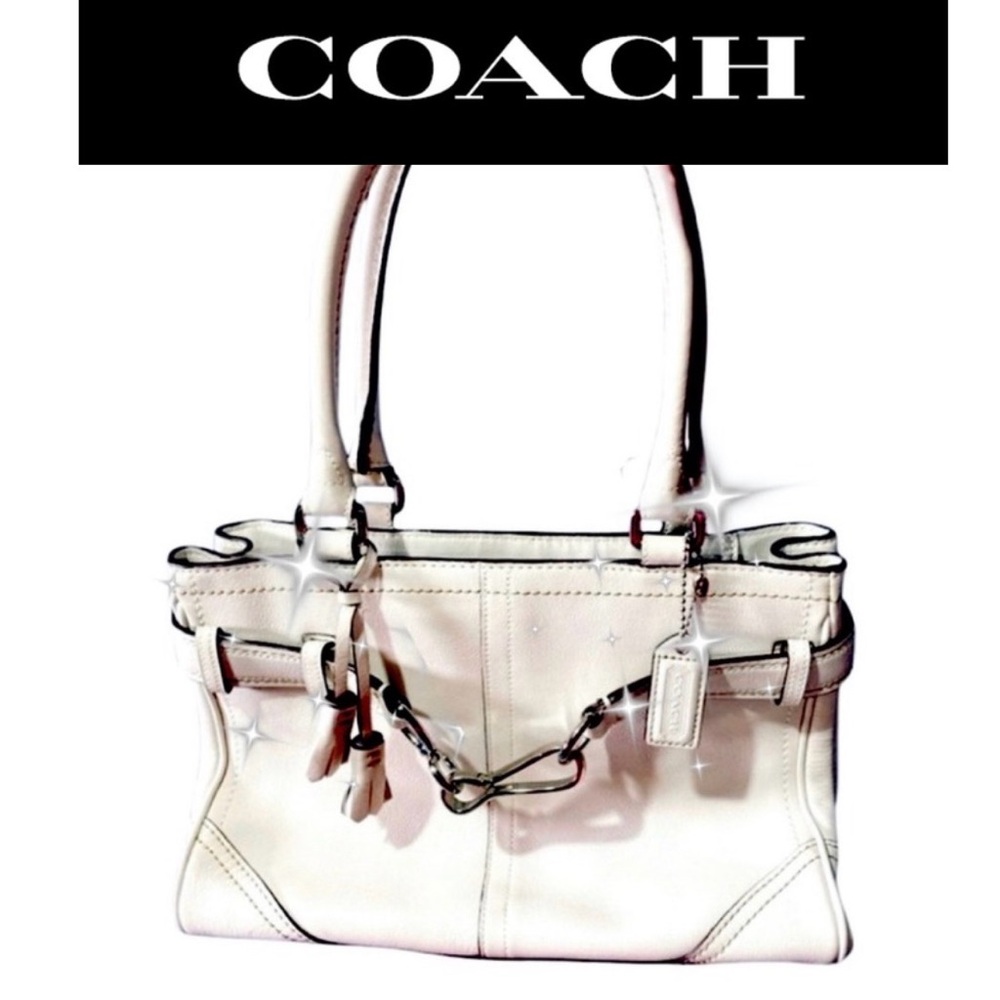 COACH Hampton #8A70 Carry All Shoulder Bag, EUC